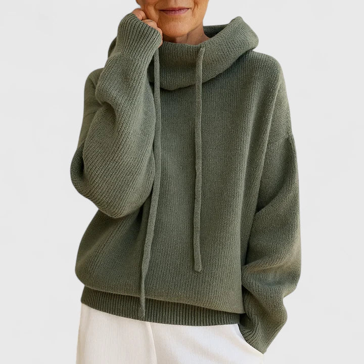 Marie | cozy knit hoodie