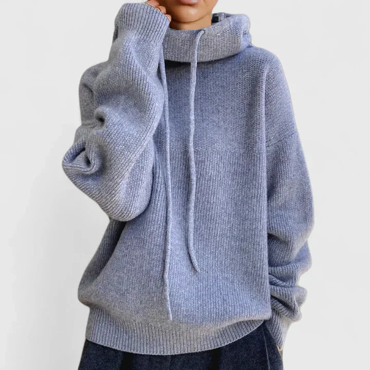 Marie | cozy knit hoodie