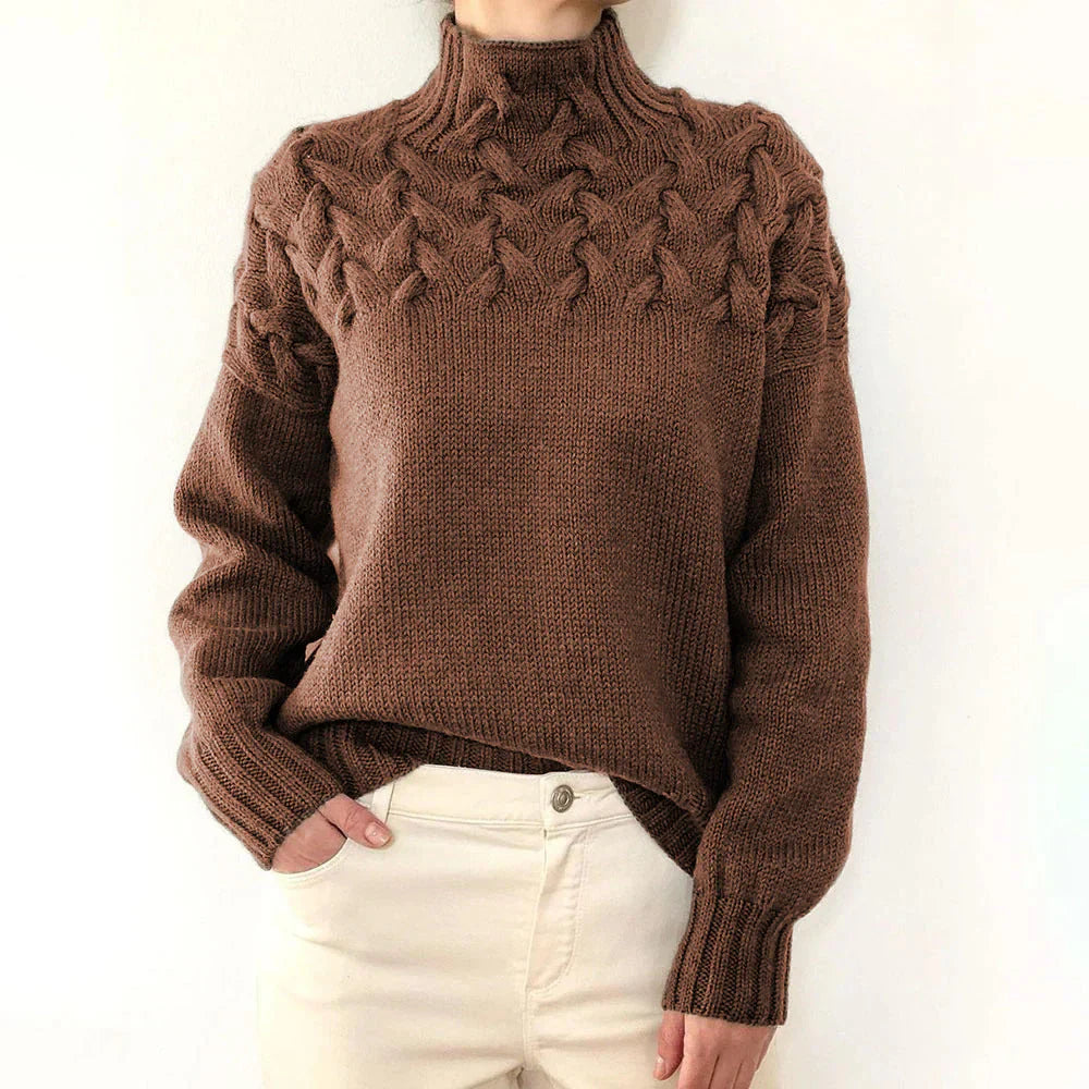 Elena | warm knitted turtleneck