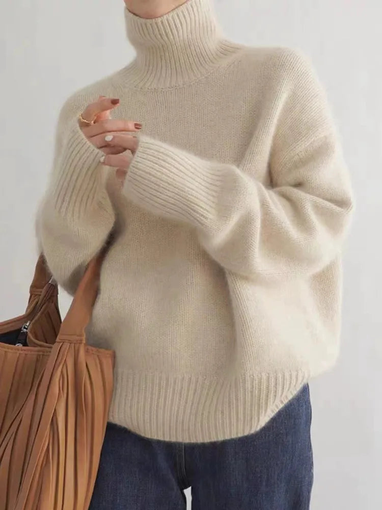 Isabella | Stylish High Neck Sweater