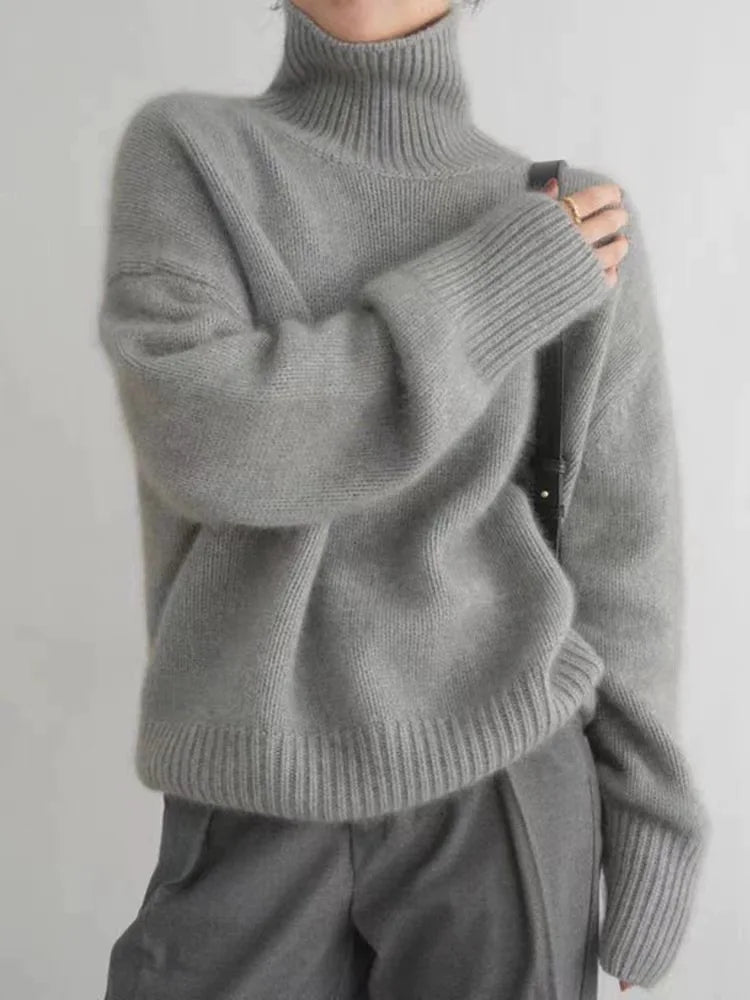 Isabella | Stylish High Neck Sweater