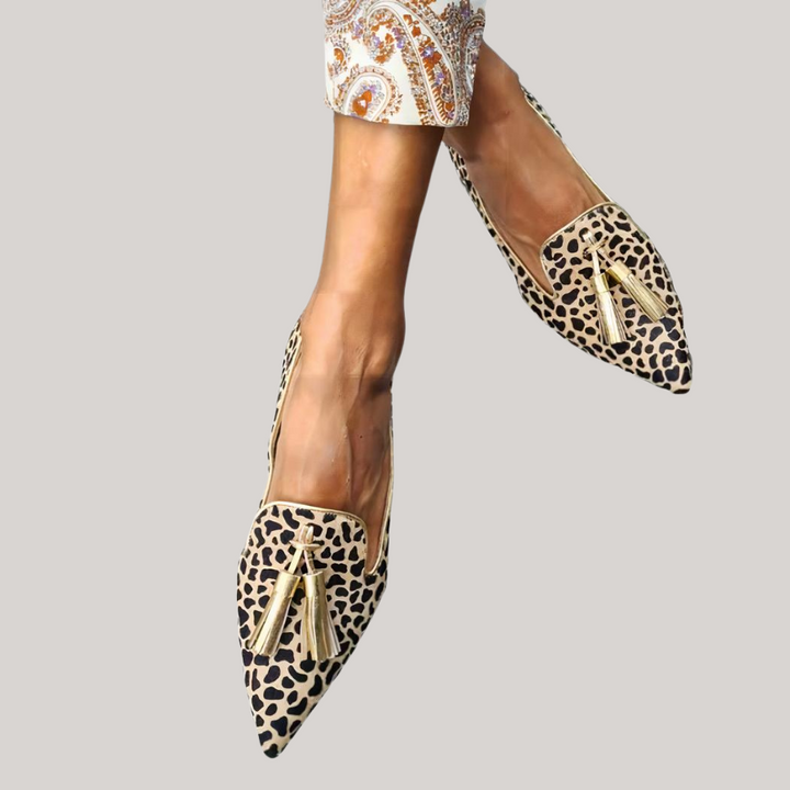 Kristy | Leopard Ladies Loafer